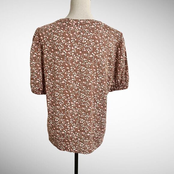 The Original MUK LUKS Floral Blouse Size Medium - Picture 3 of 7